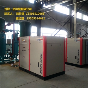 六安某玻璃厂两台55KW使用现场